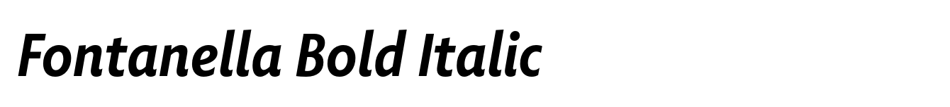 Fontanella Bold Italic